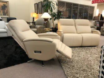 Reclining chair and sofa suite